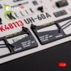 KELIK K48113 UH-60A Black Hawk - Type 1 interior 3D decals for ICM kit 1/48